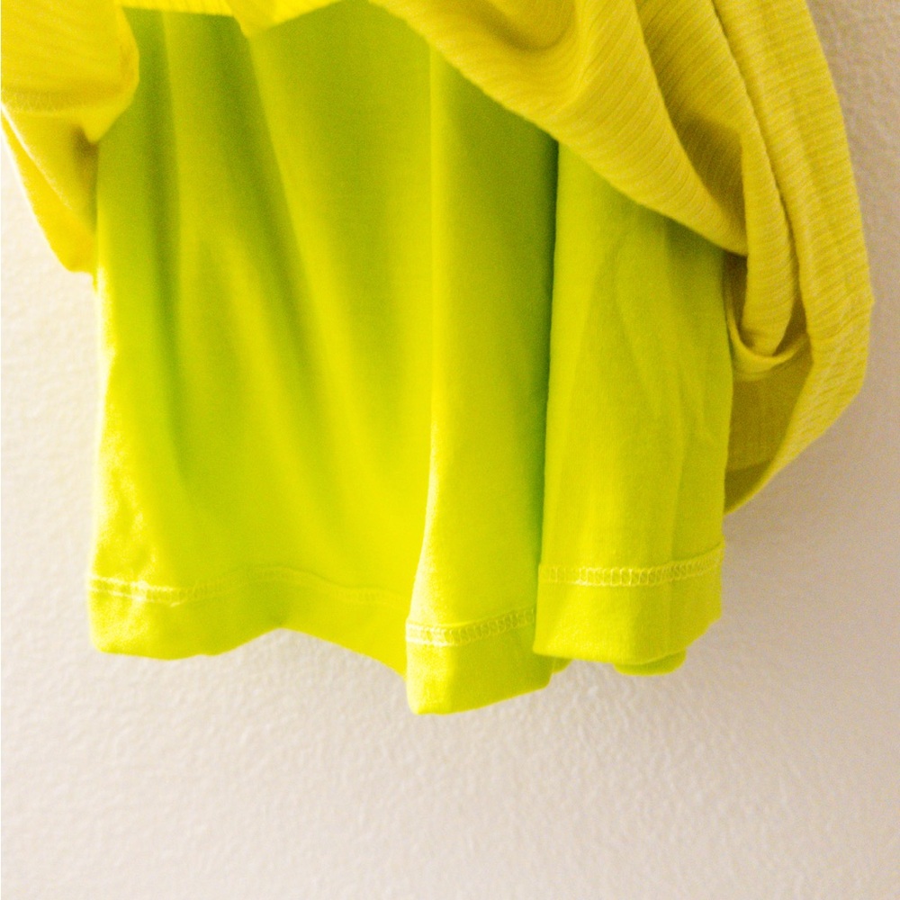 superdown Neon Yellow Ribbed Mini Dress - Picture 6 of 6